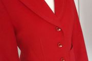 Gerry Weber Red Short wool Blazer Jacket Size 10