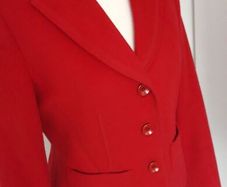 Gerry Weber Red Short wool Blazer Jacket Size 10
