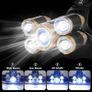 USB Sensor Head Light Torch Headlamp Headlight Lamp Rechargeable Lumens Image 3