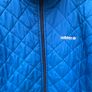 Adidas Reversible Mens Y2K Padded Jacket Blue\Red Stripe Small Image 8