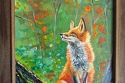 Autumn vibe | oil painting on canvas panel
