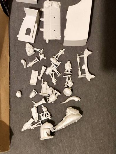 Vintage Star Wars Jabba The Hutt Throne Room Action Scene Amt Ertl Model Kit Return Of The Jedi 1995 Luke Skywalker Tatooine