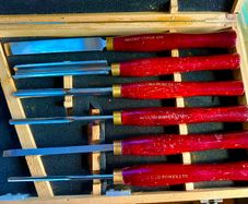 Record Woodturning complete Chisel set