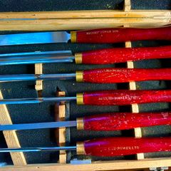 Record Woodturning complete Chisel set