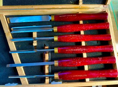 Record Woodturning complete Chisel set