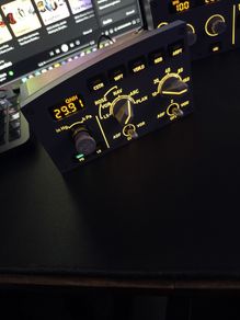 Airbus A320 FCU side part for flight simulat
