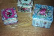 3 Shabby Chic Storage Containers