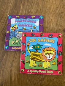 Sparkly Board Books | Farmyard Babies & On Safari