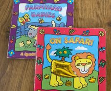 Sparkly Board Books | Farmyard Babies & On Safari