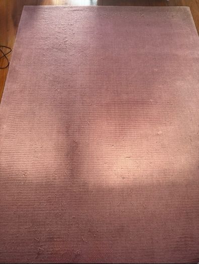 pink wool rug
