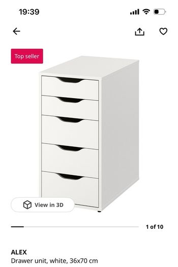IKEA chest of drawers with DEFECT