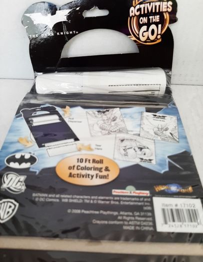 New batman colour 10ft sheet with crayons