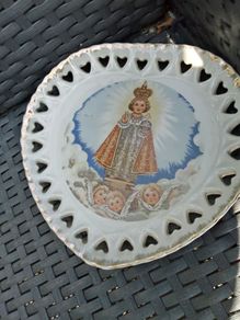 Beautiful Vintage Heart Shaped Plate