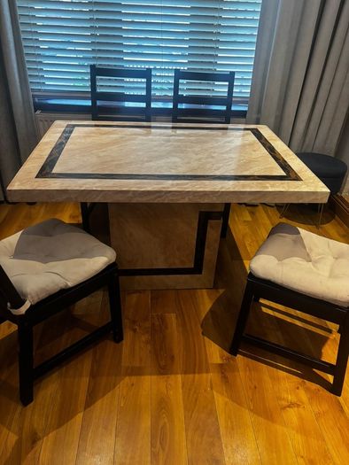marble table