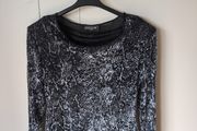 Vintage Top Soft Velour 14-16 French label
