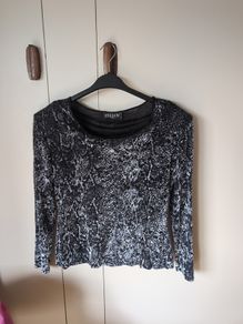 Vintage Top Soft Velour 14-16 French label