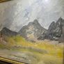 F.E. Nesbitt original signed mountain landscape painting, framed Image 3