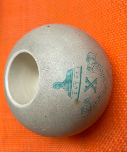 Antique Ceramic Match Holder