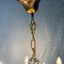 Flemish Brass Two Tier Twelve Branch Chandelier Image 3