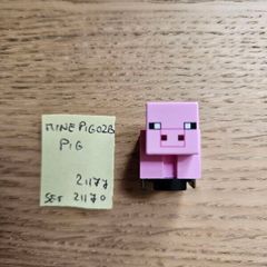 lego minepig02b pig, set minecraft 21170, 21177