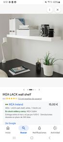 Ikea lack wall shelves