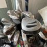 Various Golf Iron Clubs plus Golf Bag Image 9