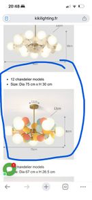 2 x ceiling lights