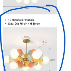 2 x ceiling lights