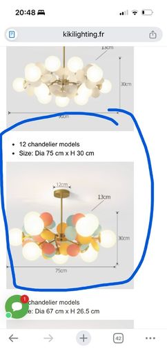 2 x ceiling lights