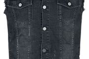 Black Premium Denim Waistcoat in Size 5XL (Brand New &amp; Unopened)