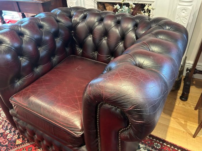 Leather armchair