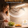 Cabinet Kitchen Lights Rechargeable-3 Color Temps&5 Level Brightness, Super Bright, 4 Modes, Motion Sensor, Long Lasting-Easy Installation Strong Magnetic Under Closet Light-26CM/2 Pack Image 2