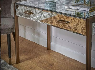 Antique Mirror Console Table