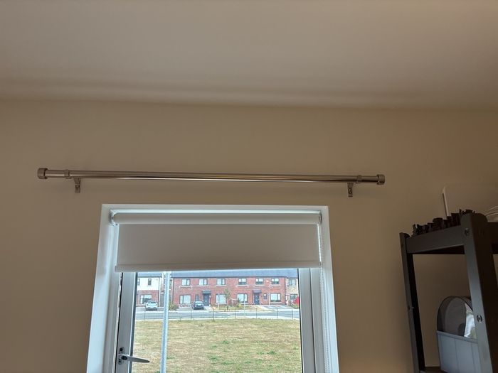 Chrome Curtail Rail