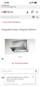 integrated extractor fan