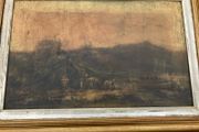 old oil on canvas