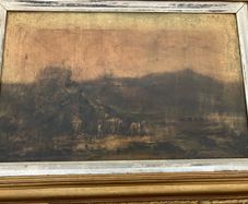 old oil on canvas