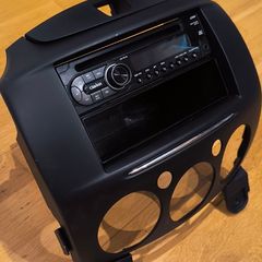 Mazda 2 / Demio Centre Console + Clarion CZ109 Head Unit : Plug and Play Kit