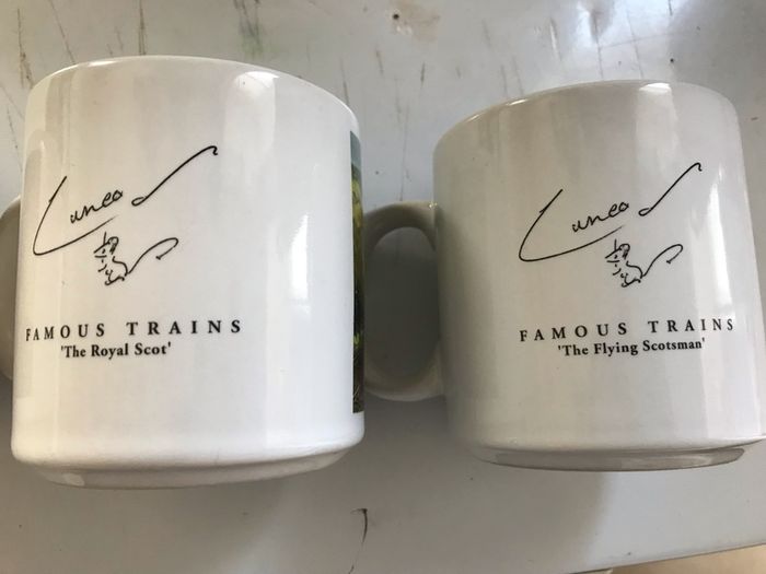 Vintage Royal Mail Famous Trains Mugs