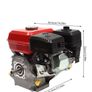 Replacement for Honda GX160 GX200 Flywheel Starter Motor Kit High Quality Aluminum & Iron, Easy Installation for 5.5HP & 6.5HP Engines Image 3