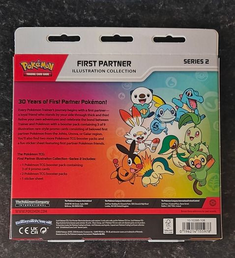 FREE Tracked Shipping. Pokemon First Partners Illustration Collection Series 2