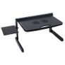 New Universal Fan Laptop Portable Office Desk Table Adjustable Folding #1236 Image 6