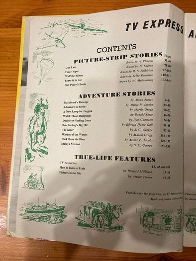 Comic: 'Express' annual 1961