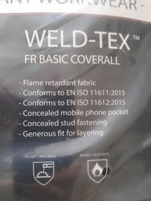 Weld-Tex Flame Retardant Overall
