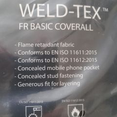Weld-Tex Flame Retardant Overall