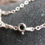Vintage Sterling Silver 925 Twist Leaf Blade Pendant Long Necklace 7,1g length - 20" Image 8