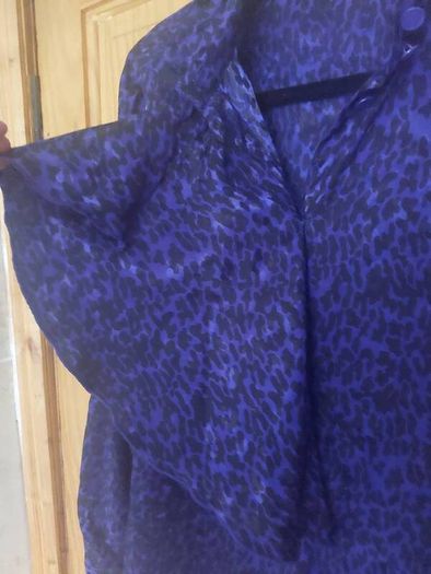 Vintage Louis Feraud animal print blouse (free post)