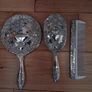 3pc  Vanity Comb, Mirror, Brush Set Image 2