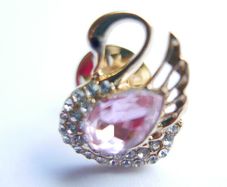 Vintage Swan Brooch