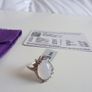 New silver RRP e137 Gemporia multistone ring size N-O Image 5
